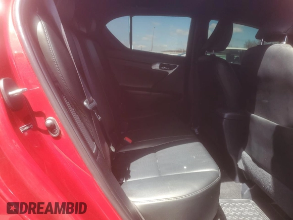 2013 Lexus CT 200h z VIN JTHKD5BH0D2169196, wystawiony jako Copart lot #52143515 z przebiegiem 170 875 mil mil oraz Szkoda całkowita • Salvage title. Historia ofert i sprzedaży dostępna na DreamBid. Obrazek 10.