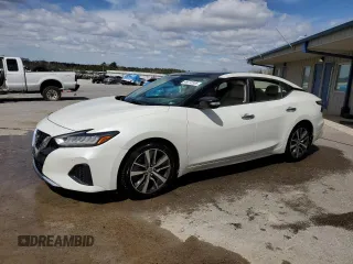 2019 Nissan Maxima SV with VIN 1N4AA6AV8KC372840, listed as a Copart auction lot 49772355 with 71,125 mi miles and Salvage Title. Bid and sale history available at carsss.com. Image 1.