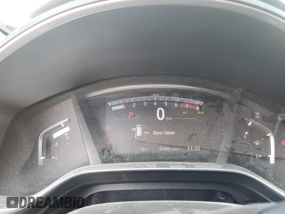 2020 Honda CR-V Touring with VIN 5J6RW2H98LL008042, listed as a Copart auction lot 50749885 with 74,861 mi miles and Salvage title. Bid and sale history available at DreamBid. Image 9.