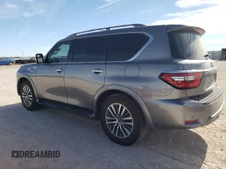 2022 Nissan Armada SL with VIN JN8AY2BD8N9676096, listed as a Copart auction lot 86125944 with 117,106 mi miles and Salvage Title. Bid and sale history available at carsss.com. Image 2.