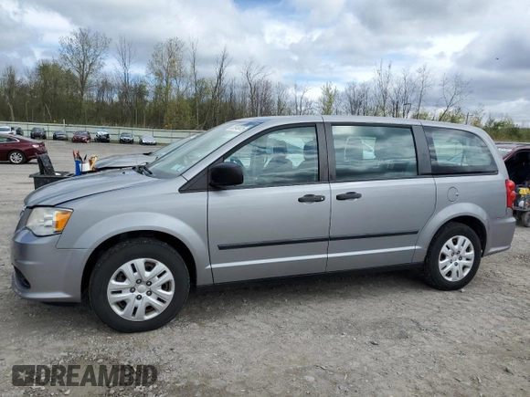 2015 Dodge Grand Caravan American Value with VIN 2C4RDGBG3FR507956, listed as a Copart auction lot 55948415 with 88,534 mi miles and Salvage Title. Bid and sale history available at DreamBid. Image 1.