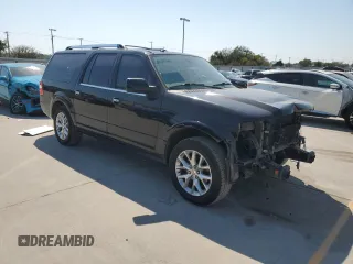 2015 Ford Expedition Max Limited with VIN 1FMJK1KT7FEF30341, listed as a Copart auction lot 72763254 with 130,955 mi miles and Salvage Title. Bid and sale history available at carsss.com. Image 4.