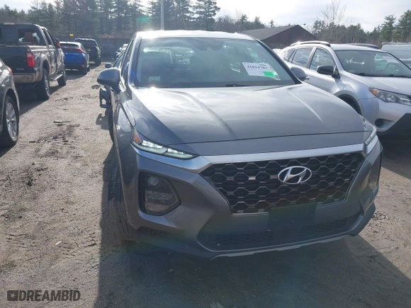 2020 Hyundai Santa Fe SE with VIN 5NMS2CAD1LH139886, listed as a IAAI auction lot 41814783 with 33,754 mi miles. Bid and sale history available at carsss.com. Image 12.