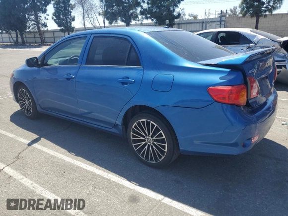 2009 Toyota Corolla with VIN JTDBL40E399093172, listed as a Copart auction lot 53878355 with 135,317 mi miles and Salvage Title. Bid and sale history available at carsss.com. Image 2.