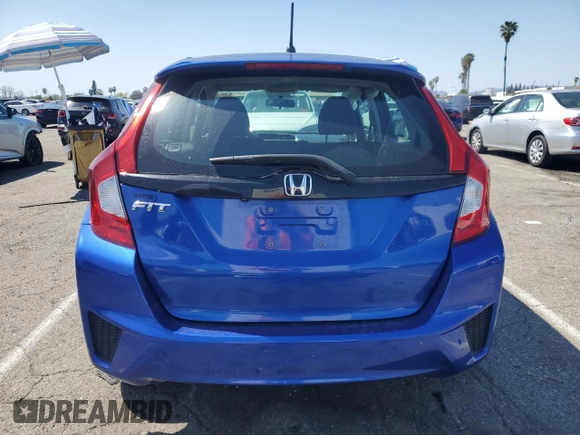2017 Honda Fit LX with VIN 3HGGK5G55HM703210, listed as a Copart auction lot 49513765 with 25,230 mi miles and Salvage Title. Bid and sale history available at DreamBid. Image 6.