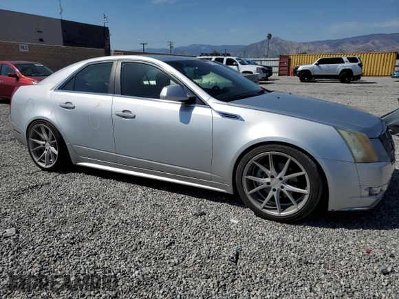 2010 Cadillac CTS Premium with VIN 1G6DP5EV9A0104893, listed as a Copart auction lot 52033645 with 197,118 mi miles and Salvage title. Bid and sale history available at DreamBid. Image 4.