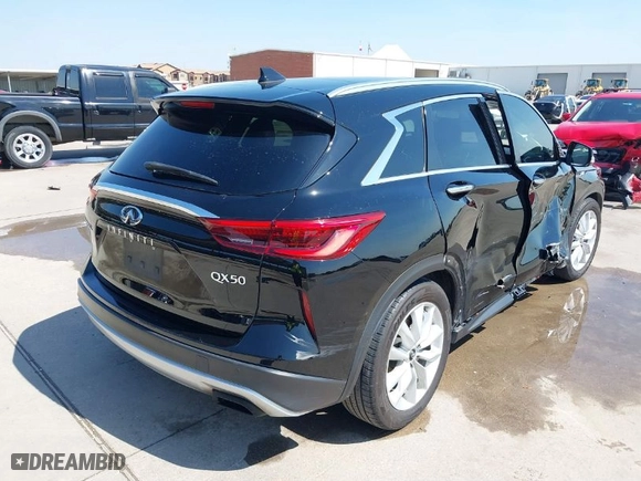 2019 Infiniti QX50 ESSENTIAL with VIN 3PCAJ5M15KF112850, listed as a IAAI auction lot 41978793 with 144,837 mi miles. Bid and sale history available at carsss.com. Image 4.