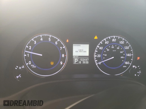 2015 Infiniti Q40 with VIN JN1CV6AR7FM524071, listed as a Copart auction lot 82866294 with 102,447 mi miles and Salvage Title. Bid and sale history available at carsss.com. Image 9.