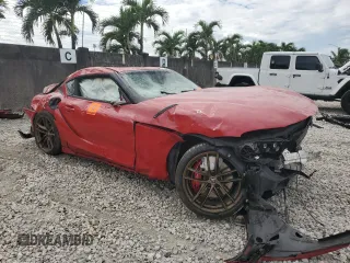2021 Toyota GR Supra 3.0 with VIN WZ1DB0C02MW043797, listed as a Copart auction lot 73834264 with 0 mi miles and Non Repairable. Bid and sale history available at carsss.com. Image 4.