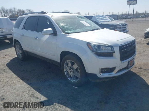 2017 GMC Acadia Limited with VIN 1GKKRSKD5HJ218522, listed as a IAAI auction lot 41835567 with Not provided miles and . Bid and sale history available at DreamBid. Image 1.