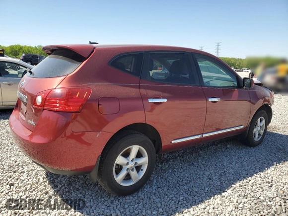 2013 Nissan Rogue S with VIN JN8AS5MT0DW038674, listed as a Copart auction lot 52739025 with 127,782 mi miles and Salvage Title. Bid and sale history available at carsss.com. Image 3.