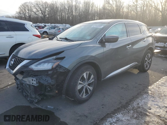 2020 Nissan Murano S with VIN 5N1AZ2AS1LN120818, listed as a Copart auction lot 42164945 with Not Provided miles and Salvage Title. Bid and sale history available at DreamBid. Image 1.