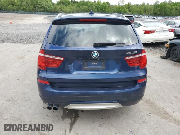 2016 BMW X3 xDrive28i z VIN 5UXWX9C50G0D65775, wystawiony jako Copart lot #58300235 z przebiegiem 186 025 mil mil oraz Czysty tytuł • Clean title. Historia ofert i sprzedaży dostępna na DreamBid. Obrazek 6.