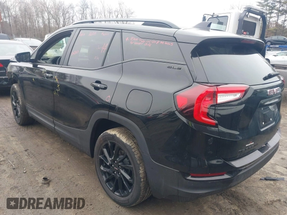 2024 GMC Terrain SLE with VIN 3GKALTEG3RL320792, listed as a IAAI auction lot 41698337 with 16,683 mi miles and . Bid and sale history available at DreamBid. Image 3.