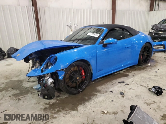 2024 Porsche 911 Carrera S with VIN WP0CB2A94RS245398, listed as a Copart auction lot 41980985 with 3,674 mi miles and Salvage Title. Bid and sale history available at carsss.com. Image 1.