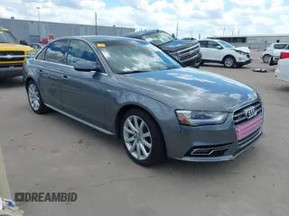 2014 Audi A4 Premium z VIN WAUAFAFL3EN026738, wystawiony jako IAAI lot #42237431 z przebiegiem 127 161 mil mil oraz . Historia ofert i sprzedaży dostępna na DreamBid. Obrazek 1.