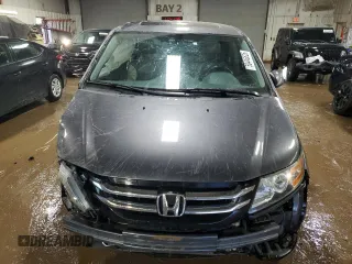2015 Honda Odyssey EX-L with VIN 5FNRL5H64FB051046, listed as a Copart auction lot 50446525 with 152,983 mi miles and Salvage Title. Bid and sale history available at DreamBid. Image 5.
