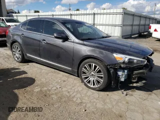 2016 Kia Cadenza Premium with VIN KNALN4D71G5211120, listed as a Copart auction lot 76015634 with 103,793 mi miles and Clean Title. Bid and sale history available at carsss.com. Image 4.