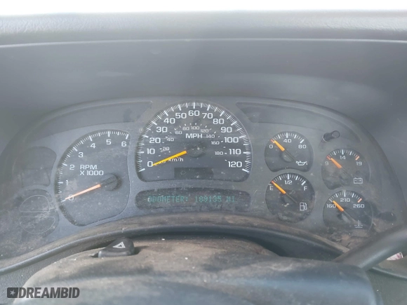 2003 Chevrolet Silverado 1500 LS with VIN 2GCEK19V631383603, listed as a IAAI auction lot 41244195 with 189,135 mi miles. Bid and sale history available at carsss.com. Image 7.