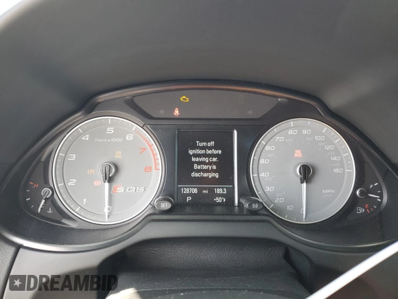 2016 Audi SQ5 Premium Plus with VIN WA1CCAFP7GA079969, listed as a Copart auction lot 42658904 with 128,706 mi miles. Bid and sale history available at carsss.com. Image 9.