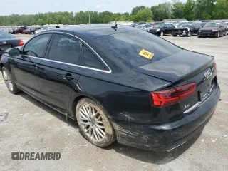 2016 Audi A6 2.0T Premium with VIN WAUCFAFC2GN133954, listed as a Copart auction lot 53397964 with 0 mi miles and Salvage Title. Bid and sale history available at carsss.com. Image 2.