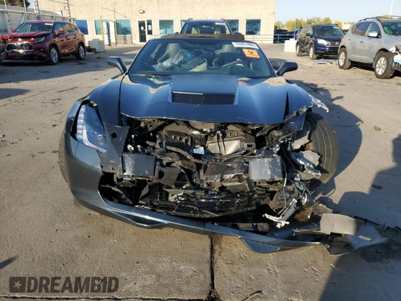 2019 Chevrolet Corvette Grand Sport 2LT with VIN 1G1YY2D72K5121027, listed as a Copart auction lot 76281484 with 7,761 mi miles and Salvage Title. Bid and sale history available at carsss.com. Image 5.