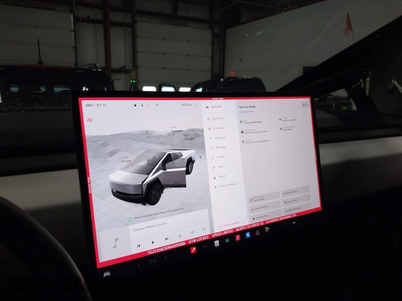 2024 Tesla Cybertruck with VIN 7G2CEHED0RA009086, listed as a IAAI auction lot 41855548 with 15,507 mi miles. Bid and sale history available at carsss.com. Image 19.