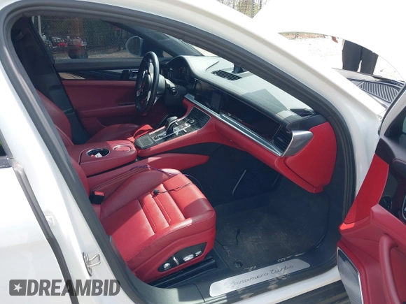 2019 Porsche Panamera Turbo with VIN WP0AF2A7XKL145364, listed as a IAAI auction lot 42206095 with 65,454 mi miles and . Bid and sale history available at DreamBid. Image 5.