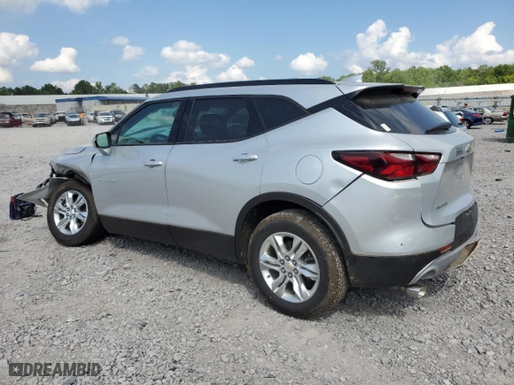 2022 Chevrolet Blazer LT with VIN 3GNKBDRS2NS124163, listed as a Copart auction lot 60945084 with 57,199 mi miles and Salvage Title. Bid and sale history available at carsss.com. Image 2.