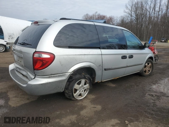 2005 Dodge Caravan with VIN 1D4GP24R95B421664, listed as a Copart auction lot 52335905 with 125,338 mi miles and Salvage Title. Bid and sale history available at carsss.com. Image 3.