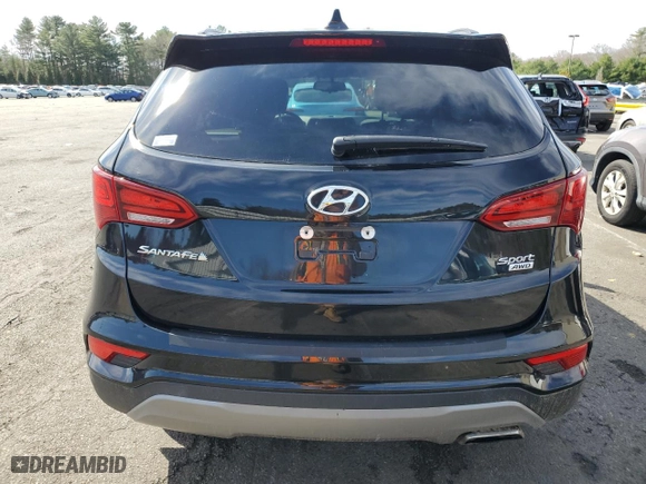 2017 Hyundai Santa Fe Sport 2.4L with VIN 5NMZUDLB9HH007976, listed as a Copart auction lot 53171395 with 93,085 mi miles and Clean Title. Bid and sale history available at carsss.com. Image 6.