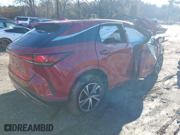2024 Lexus RX with VIN 2T2BAMBA4RC023184, listed as a IAAI auction lot 38655280 with Not Provided miles. Bid and sale history available at carsss.com. Image 4.