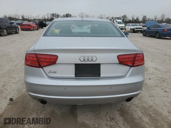 2013 Audi A8 3.0L z VIN WAUAGAFD6DN006892, wystawiony jako Copart lot #87917725 z przebiegiem 149 501 mil mil oraz Szkoda całkowita • Salvage title. Historia ofert i sprzedaży dostępna na DreamBid. Obrazek 6.