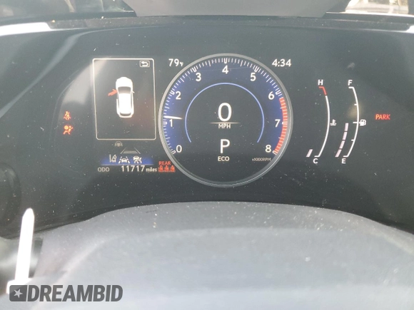 2022 Lexus NX with VIN 2T2GGCEZ5NC002810, listed as a Copart auction lot 43250215 with 11,717 mi miles and Salvage Title. Bid and sale history available at carsss.com. Image 9.