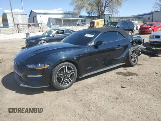 2021 Ford Mustang EcoBoost z VIN 1FATP8UH0M5124856, wystawiony jako Copart lot #54210485 z przebiegiem 60 702 mil mil oraz Szkoda całkowita • Salvage title. Historia ofert i sprzedaży dostępna na DreamBid. Obrazek 1.