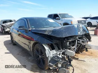 2017 BMW 4 Series 430i with VIN WBA4F7C34HG788201, listed as a IAAI auction lot 41772270 with 71,940 mi miles and . Bid and sale history available at carsss.com. Image 1.