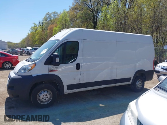 2020 Ram ProMaster Cargo with VIN 3C6TRVDG1LE101543, listed as a IAAI auction lot 42059089 with Not Provided miles and . Bid and sale history available at carsss.com. Image 13.