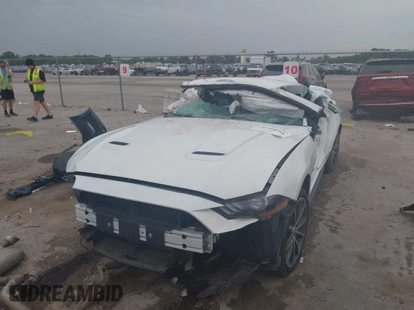 2019 Ford Mustang EcoBoost with VIN 1FA6P8THXK5120597, listed as a IAAI auction lot 42404666 with 37,968 mi miles and . Bid and sale history available at DreamBid. Image 18.