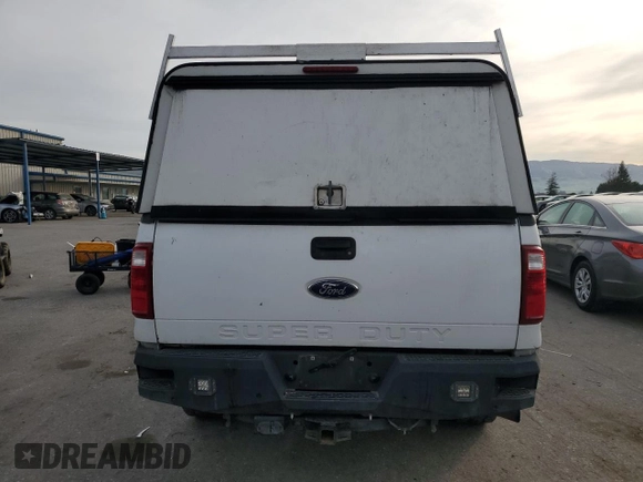 2008 Ford Super Duty F-250 SRW XL with VIN 1FTSX21R18EB68466, listed as a Copart auction lot 48565885 with 135,833 mi miles and Salvage Title. Bid and sale history available at carsss.com. Image 6.
