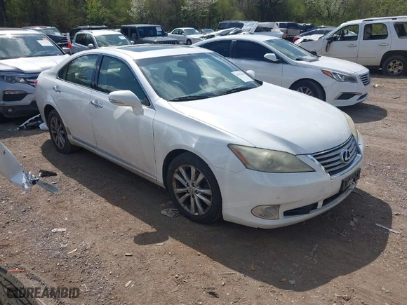 2011 Lexus ES 350 with VIN JTHBK1EGXB2460948, listed as a IAAI auction lot 41797657 with NaN miles. Bid and sale history available at carsss.com. Image 1.