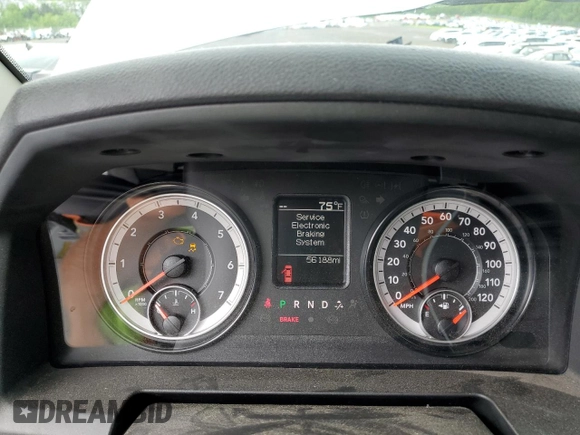 2022 Ram 1500 Tradesman with VIN 1C6RR7FG2NS226649, listed as a Copart auction lot 56928205 with 56,188 mi miles and Salvage title. Bid and sale history available at DreamBid. Image 9.