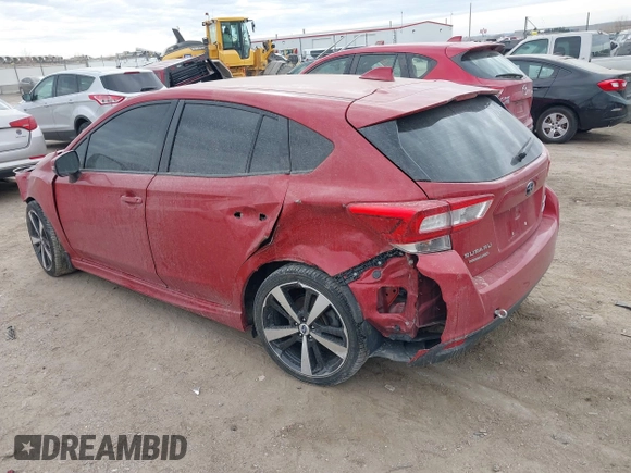2018 Subaru Impreza Special Sports z VIN 4S3GTAK67J3718755, wystawiony jako IAAI lot #41870079 z przebiegiem Nie podano mil oraz . Historia ofert i sprzedaży dostępna na DreamBid. Obrazek 3.