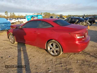 2010 Lexus IS 350 C with VIN JTHFE2C25A2504116, listed as a Copart auction lot 85523514 with 67,614 mi miles and Salvage title. Bid and sale history available at DreamBid. Image 2.