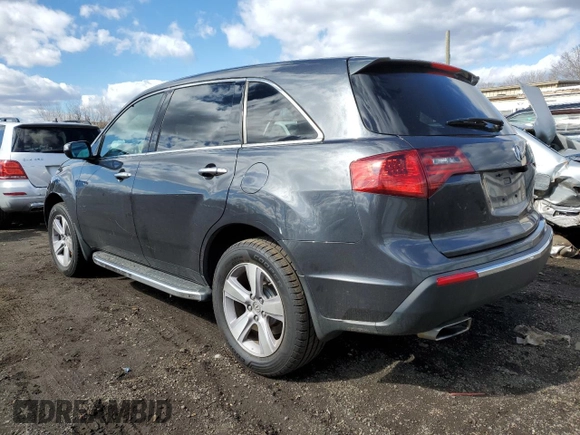 2013 Acura MDX with VIN 2HNYD2H21DH523774, listed as a Copart auction lot 48335355 with 103,877 mi miles and Salvage Title. Bid and sale history available at carsss.com. Image 2.