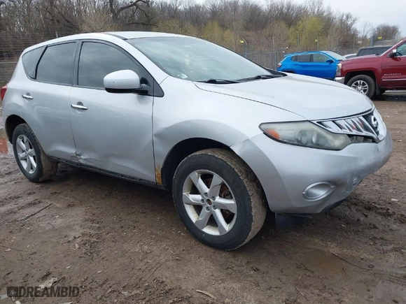 2010 Nissan Murano S with VIN JN8AZ1MU1AW018202, listed as a IAAI auction lot 41968166 with 188,441 mi miles. Bid and sale history available at carsss.com. Image 1.
