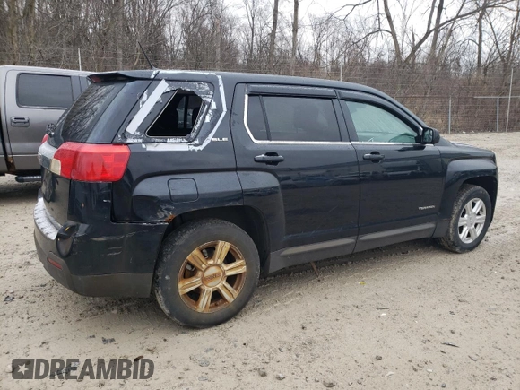 2014 GMC Terrain SLE with VIN 2GKFLVEK2E6315796, listed as a Copart auction lot 48759655 with 220,249 mi miles and Clean Title. Bid and sale history available at carsss.com. Image 3.