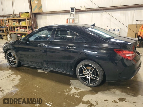 2018 Mercedes-Benz CLA 250 z VIN WDDSJ4GBXJN670296, wystawiony jako Copart lot #58865545 z przebiegiem 140 876 mil mil oraz Szkoda całkowita • Salvage title. Historia ofert i sprzedaży dostępna na DreamBid. Obrazek 2.
