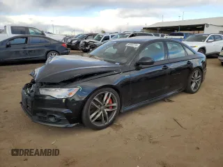 2018 Audi S6 Premium Plus with VIN WAUFFAFC4JN043791, listed as a Copart auction lot 80893114 with 91,245 mi miles and Salvage Title. Bid and sale history available at carsss.com. Image 1.