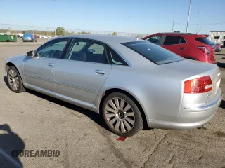 2007 Audi A8 L 4.2L with VIN WAUMV44E77N025911, listed as a Copart auction lot 74821004 with 184,166 mi miles and Salvage Title. Bid and sale history available at carsss.com. Image 2.