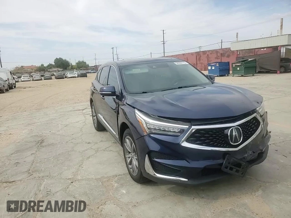 2021 Acura RDX Technology with VIN 5J8TC1H54ML016380, listed as a Copart auction lot 58882715 with Not provided miles and Salvage title. Bid and sale history available at DreamBid. Image 14.